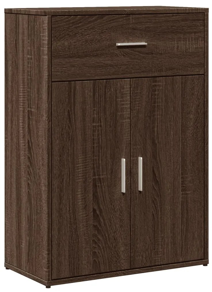 vidaXL Βοηθητικά Ντουλάπια 2 τεμ. Καφέ Δρυς 60x30x84 εκ. Επεξ. Ξύλο