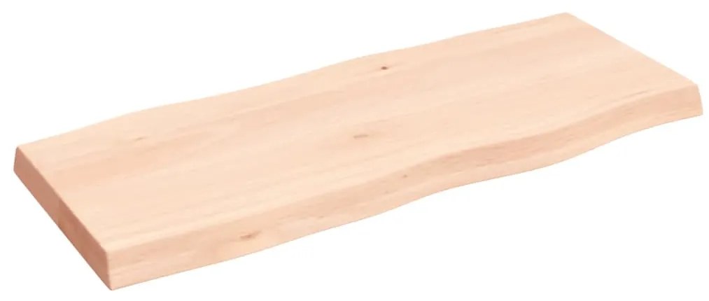 vidaXL Επιφάνεια Τραπεζιού 100x40x(2-6)εκ Ακατέργαστο Μασίφ Ξύλο Δρυός