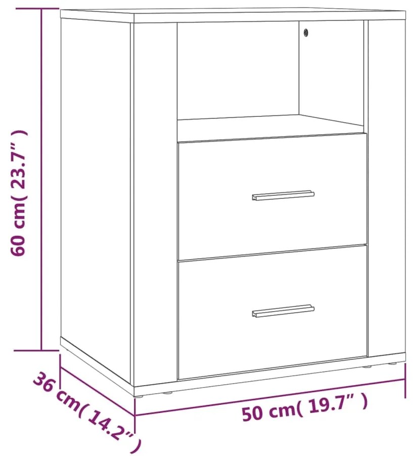 ΚΟΜΟΔΙΝΟ ΓΚΡΙ SONOMA 50X36X60 ΕΚ. ΑΠΟ ΕΠΕΞΕΡΓΑΣΜΕΝΟ ΞΥΛΟ 816734