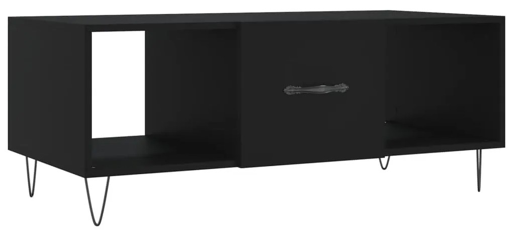 vidaXL Τραπεζάκι Σαλονιού Μαύρο 102x50x40 εκ. από Επεξεργασμένο Ξύλο