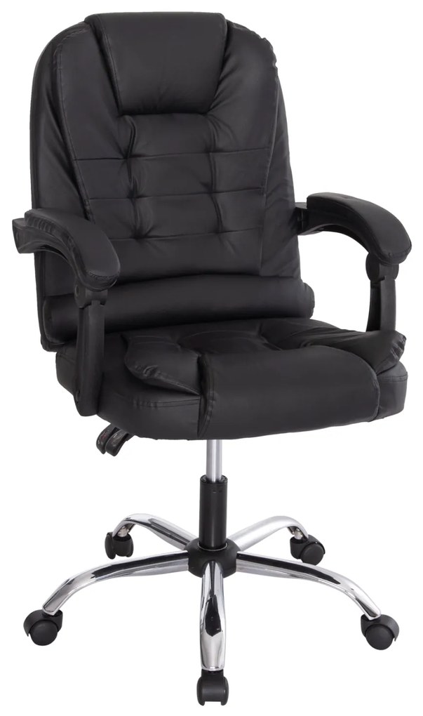 ΚΑΡΕΚΛΑ ΓΡΑΦΕΙΟΥ LAGOM HM1198 ΜΑΥΡO PVC-ΜΕΤΑΛ.ΒΑΣΗ-ΜΑΥΡΟΣ ΣΚΕΛΕΤΟΣ 60x70x104Υεκ