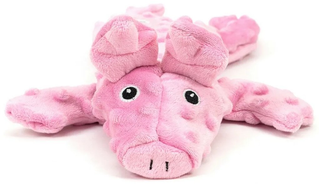 Βελούδινο Ζωάκι για Σκύλους Gloria Dogmonsters Ροζ 100 % πολυεστέρας Γουρούνι 34 x 9 cm