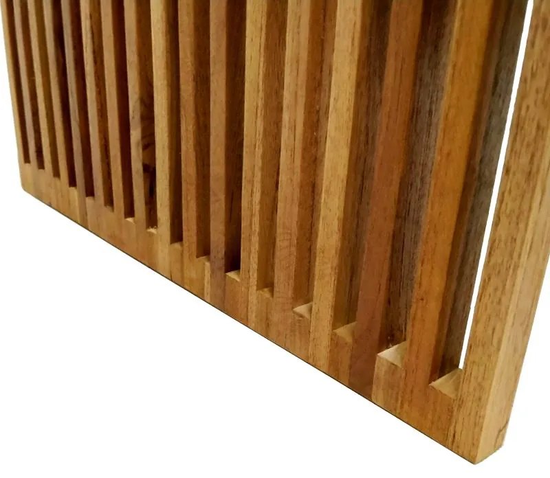 Τραπέζι Marlin teak ξύλο σε φυσική απόχρωση 100x50x45εκ 100x50x45 εκ.