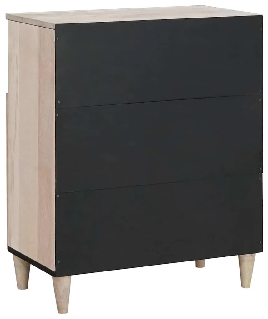 vidaXL Πλαϊνό γραφείο Λευκό 33.5 x 60 x 75 εκ