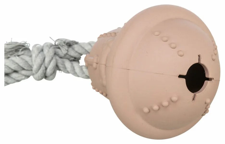 παιχνίδι για γάτες Trixie Μπεζ βαμβάκι Φυσικό καουτσούκ Χριστουγεννιάτικο στεφάνι Καμπάνα