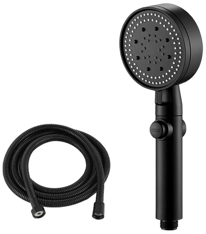Jieyi Σετ Τηλέφωνο Κεφαλή Ντους Μπάνιου 1.5m - Shower Head