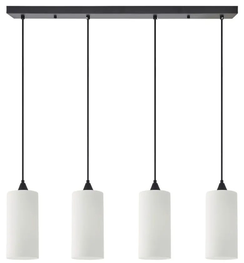 Φωτιστικό Οροφής - Ράγα Adept Tube 77-9003 85x300cm 4xE27 60W White Homelighting Metal, Glass