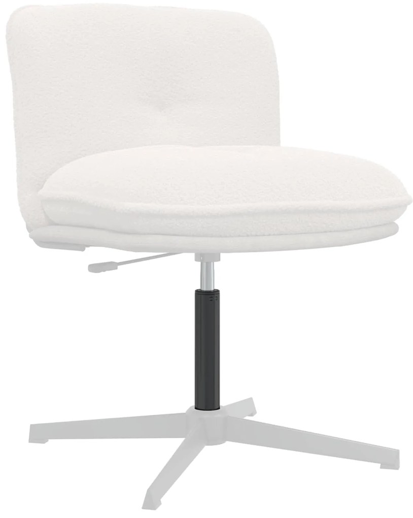 vidaXL Κύλινδρος Αερίου Καρέκλας Γραφείου Μαύρο 355-540 χιλ. Σίδερο