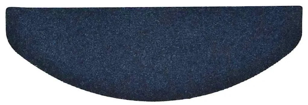 vidaXL Πατάκια Σκαλιών Αυτοκόλλητα 5 τεμ. Μπλε Μπεζ 65x21x4 εκ. Ημίκυκλα Μεγάλα