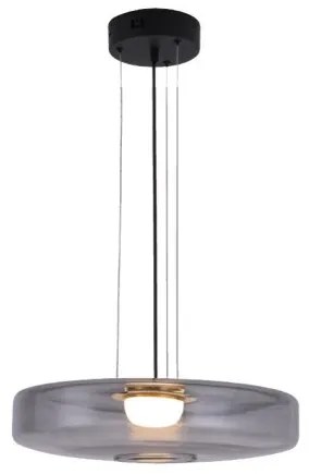 Κρεμαστό Φωτιστικό Οροφής LED 12W Φιμέ 4069-Smoky Inlight -4069-Smoky-Φιμέ/Smoke 4069-Smoky