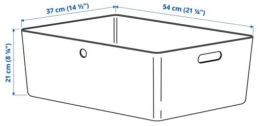 KUGGIS κουτί, 37x54x21 cm 105.685.20
