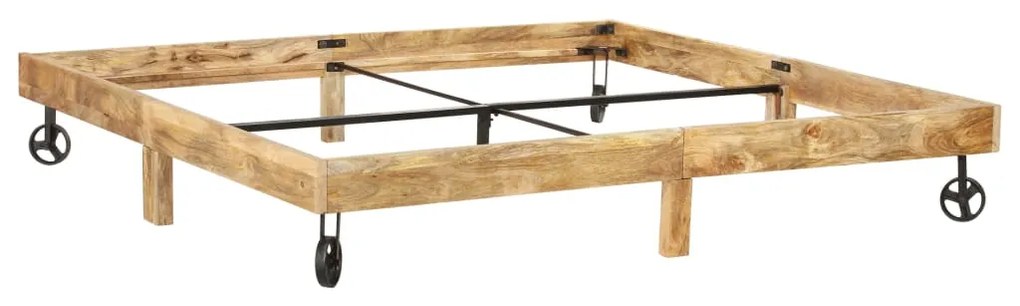 vidaXL Πλαίσιο Κρεβατιού 180 x 200 εκ. από Μασίφ Ξύλο Μάνγκο