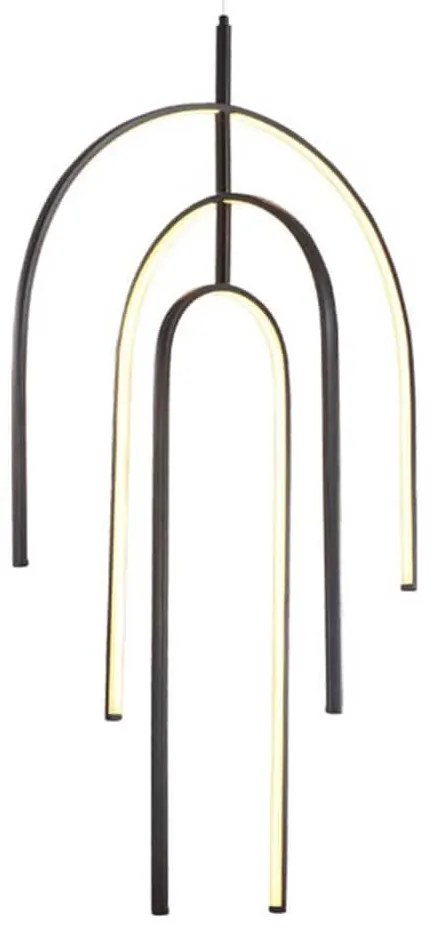 Φωτιστικό Οροφής Led 1932 80W 3000K 80Lm Black Aluminium