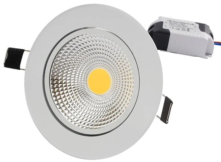 LED λάμπα σποτάκι 5W WH 7.2cm - LED lamp
