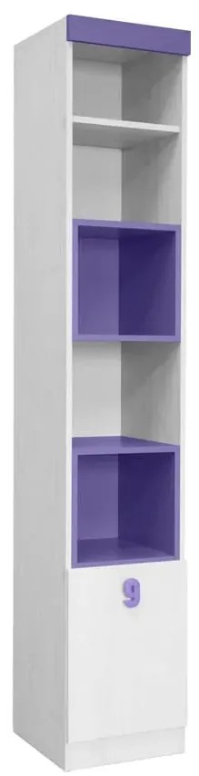 MATIS Στήλη βιτρίνα Numero 1V Μωβ Matis584629