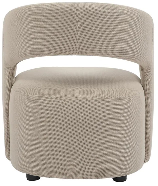 Πολυθρόνα Lemouton ύφασμα σε μπεζ απόχρωση 69.5x66x80εκ 69.5x66x80 εκ.