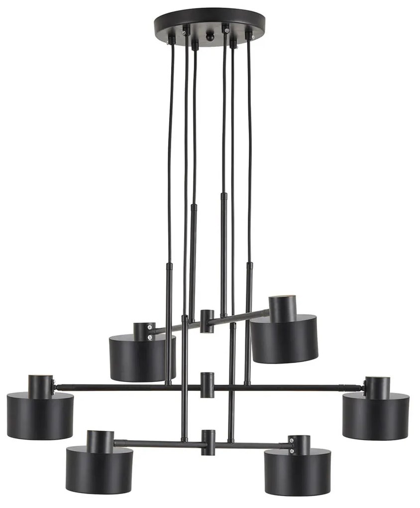 Φωτιστικό Οροφής Πολύφωτο Homelighting 77-8879 Black