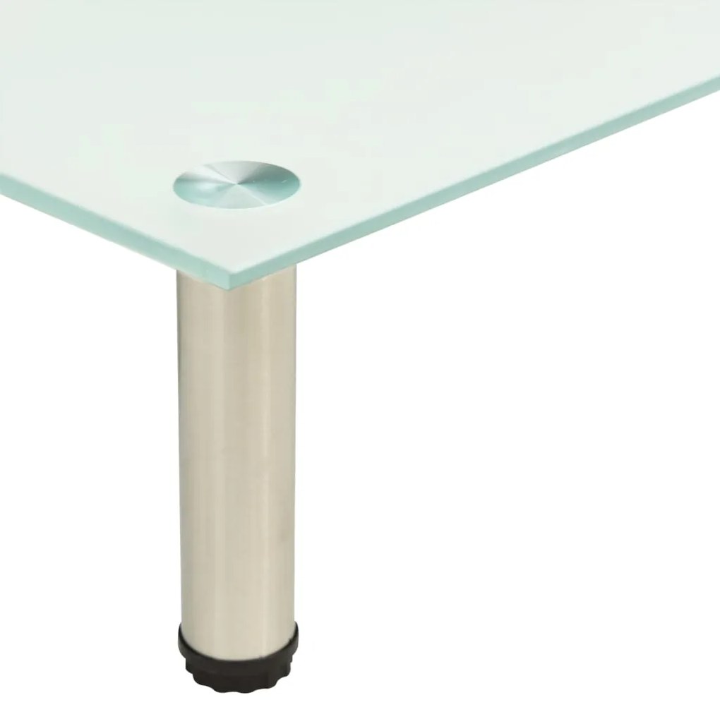 vidaXL Βάση Τηλεόρασης Αμμοβολισμένη 60 x 35 x 17 εκ. από Ψημένο Γυαλί