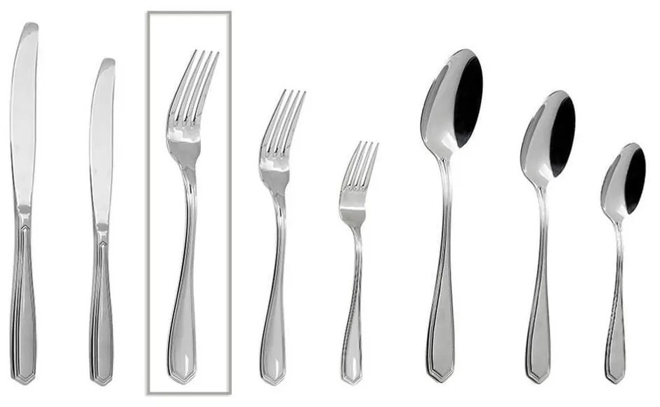 Πιρούνι Φαγητού Empire 20.7cm 18/0 Gys204K12 Silver Espiel Stainless Steel