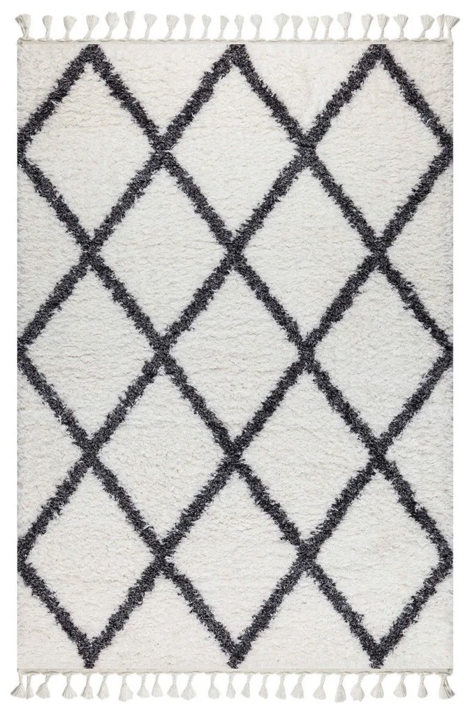 Χαλιά Conceptum  0500E  - White, Anthracite (80 x 150)
