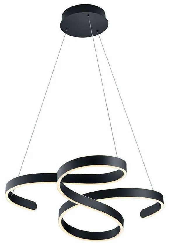 Φωτιστικό Οροφής Francis 371310142 SMD-LED 72x68x150cm Anthracite Trio Lighting Metal