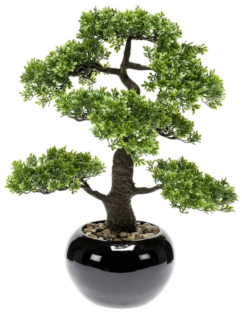 Emerald Τεχνητό Ficus Mini Μπονσάι Πράσινο 47 εκ. 420006