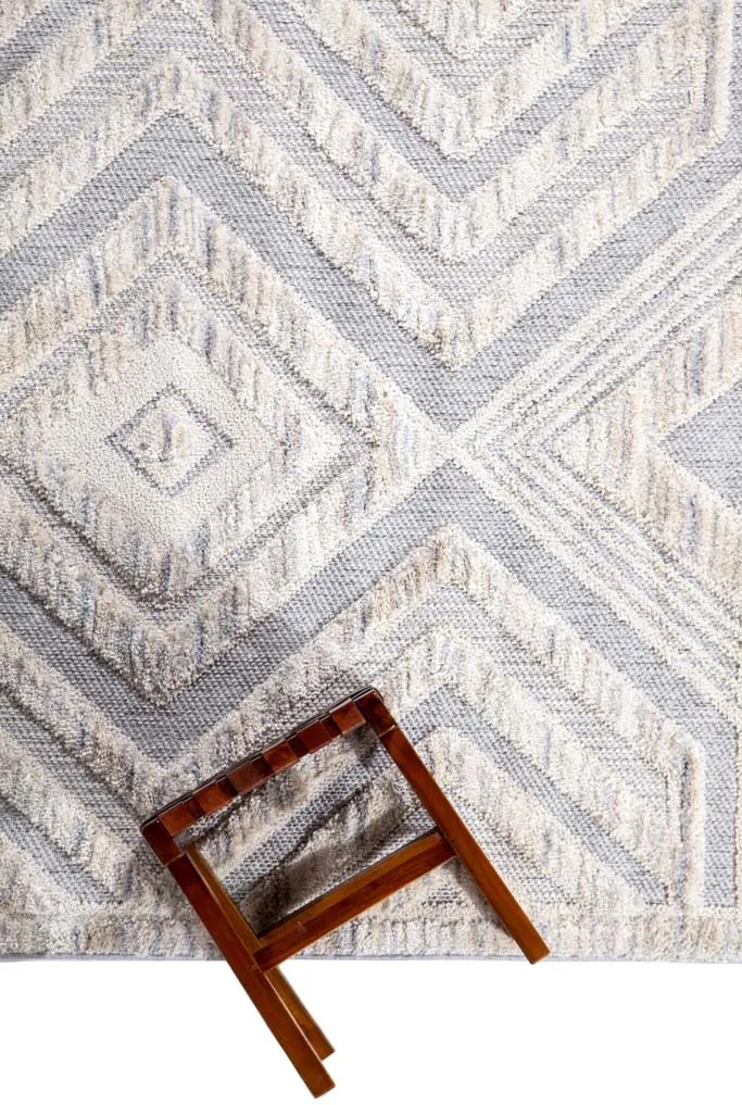 Χαλί La Casa 723A WHITE L.GRAY Royal Carpet - 133 x 190 cm - 11LAC723A.133190