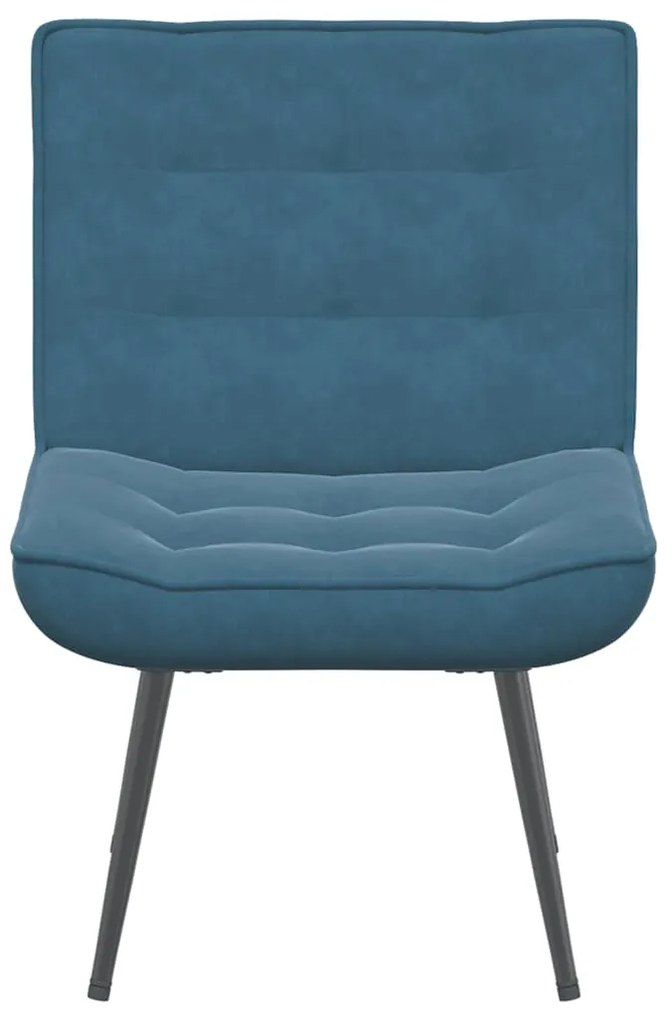 vidaXL Καρέκλα χαλάρωσης μπλε 64x74x84 cm Βελούδο