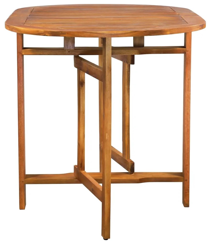 vidaXL Τραπεζαρία Κήπου Σετ 5 Τεμαχίων από Μασίφ Ξύλο Ακακίας