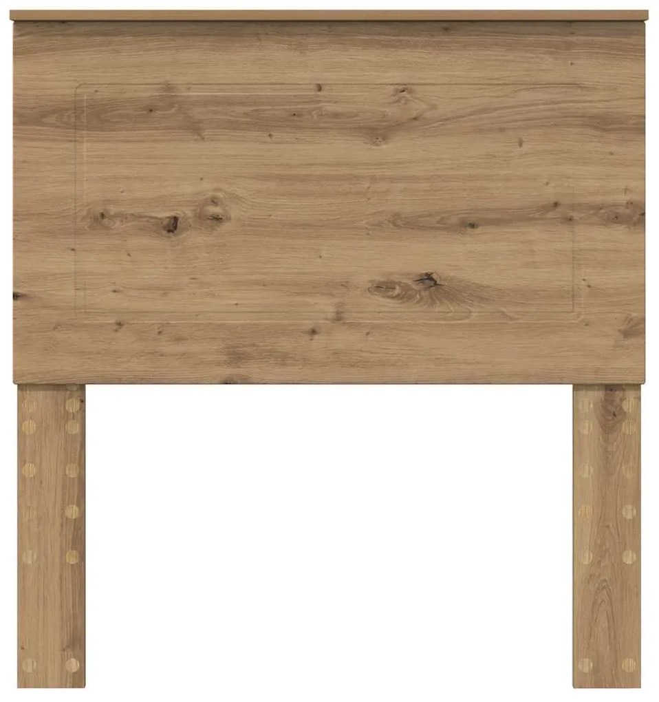 vidaXL Κεφαλάρι με κεφαλάρι Artisan Oak 100 cm Επεξεργασμένο ξύλο