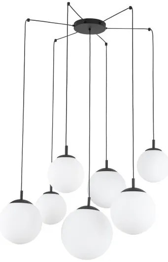 Κρεμαστό Φωτιστικό Οροφής 7xE27 15W IP20 Esme TK Lighting-4794-Λευκό 4794