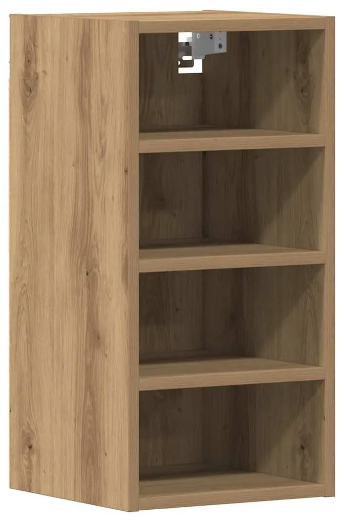 vidaXL κρεμαστό ντουλάπι Artisan Oak 30x29,5x60 cm Κατασκευασμένο ξύλο