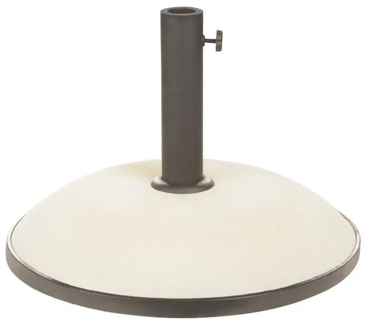 Βάση Ομπρέλας 01-00-0037 50kg Με Σωλήνα Φ64mm White-Black