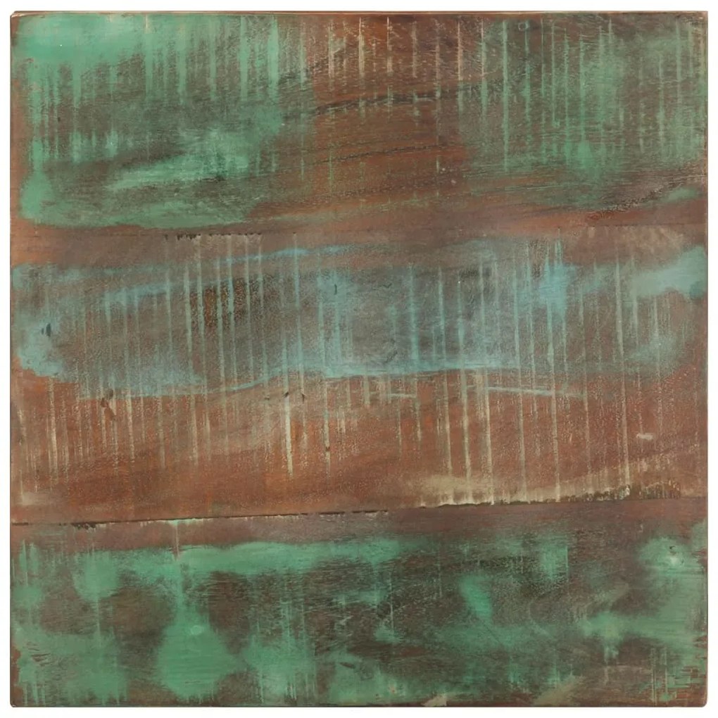 vidaXL Τραπεζάκι με Τροχούς 40x40x42 εκ. από Μασίφ Ανακυκλωμένο Ξύλο