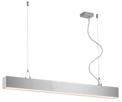 Γραμμικό Κρεμαστό Direct+Indirect L580 3000K Ανοδ. Dim. Station Ultra 3911-10058-3-U-D1 Viokef 3911-10058-3-U-D1 Ασημί
