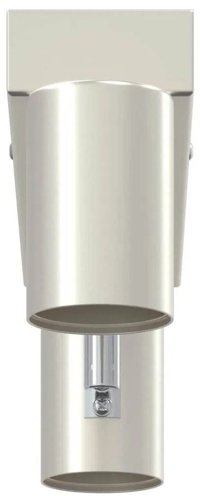vidaXL Σποτ οροφής Βουρτσισμένο νικέλιο 26 x 6.5 x 11.5 εκ Ατσάλι