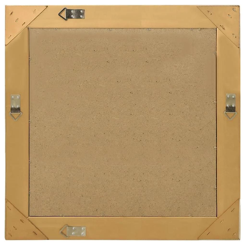 vidaXL Καθρέφτης Τοίχου με Μπαρόκ Στιλ Χρυσός 60 x 60 εκ.