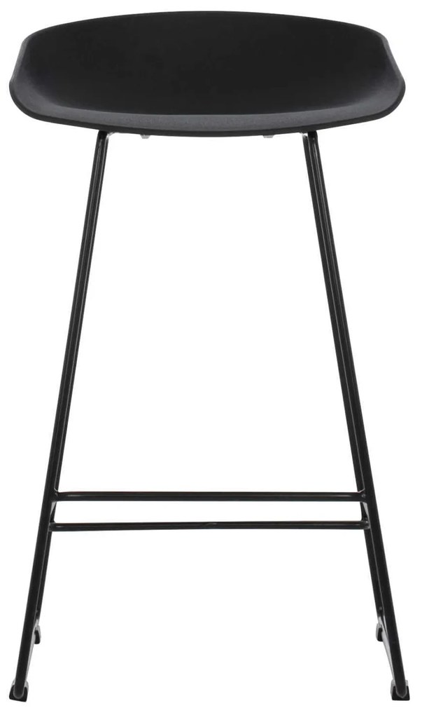 ΣΚΑΜΠΟ ΜΠΑΡ HM9299.02, ΜΑΥΡΟ, ΜΕΣΑΙΟΥ ΥΨΟΥΣ, 44x44x74 εκ.