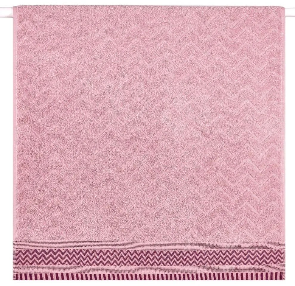 Πετσέτα Forza 14 Pink-Violet Purple Kentia Χεριών 30x50cm 100% Cotton
