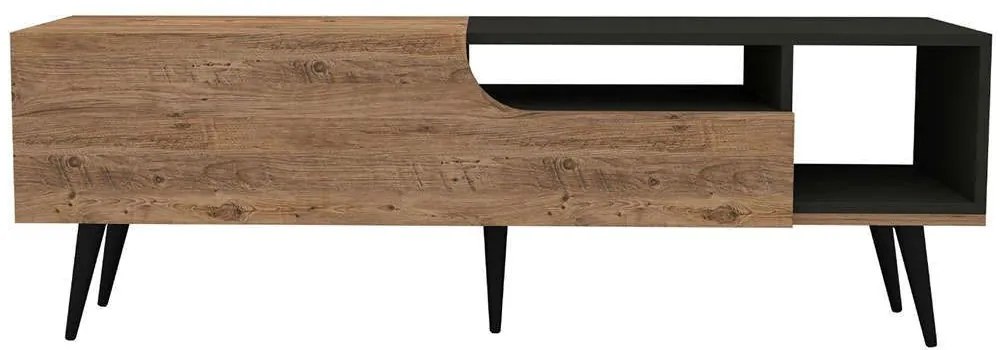 Έπιπλο Τηλεόρασης Alba 550ARN2962 150x29,6x49,6cm Oak-Anthracite