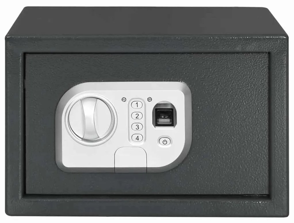 vidaXL Ψηφιακό Ασφαλές Σκούρο γκρι 31 x 20 x 20 εκ. Ατσάλι