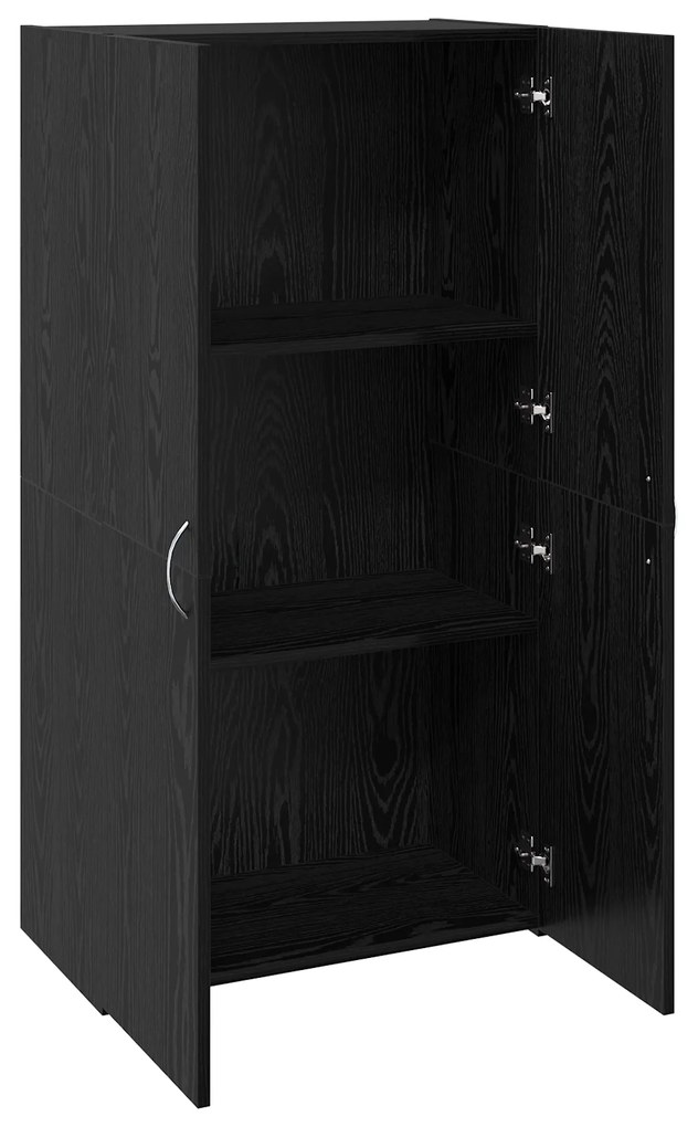 vidaXL Γραφείο Ντουλάπι Μαύρη δρυς 60 x 32 x 115 cm Επεξεργασμένο ξύλο