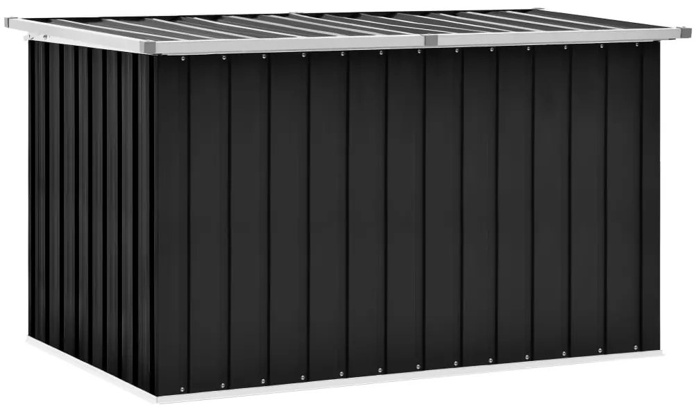 vidaXL Μπαούλο Αποθήκευσης Κήπου Ανθρακί 149 x 99 x 93 εκ.