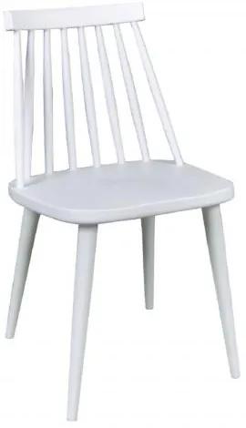LAVIDA καρέκλα Μεταλλική Λευκή/PP Άσπρο 43x48x77cm ΕΜ139,11
