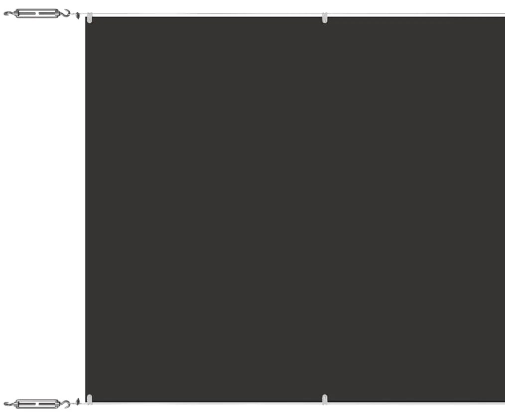 vidaXL Τέντα Κάθετη Ανθρακί 140 x 800 εκ. από Ύφασμα Oxford