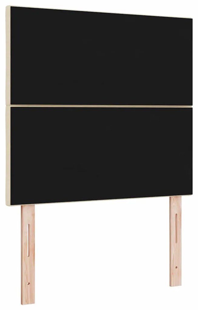 vidaXL Υφασμάτινο Κεφαλάρι Geometric με κεφαλάρι Κρεμ 90 cm ύφασμα