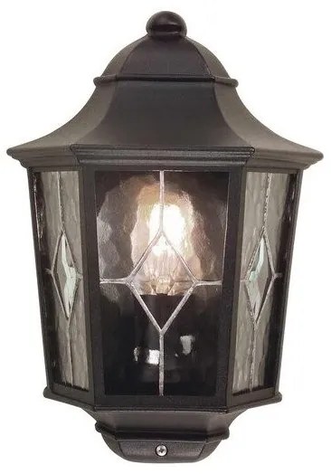 Φανάρι  Απλίκα Φωτιστικό Τοίχου 1xE27 Μαύρο IP44  36cm  Norfolk NR7-2-BLK Elstead Lighting-NR7-2-BLK-Μαύρο NR7-2-BLK