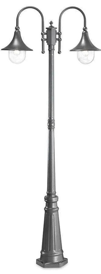 Φωτιστικό Δαπέδου Cima 246833 83x216x25cm 2xE27 60W Anthracite Ideal Lux Aluminium
