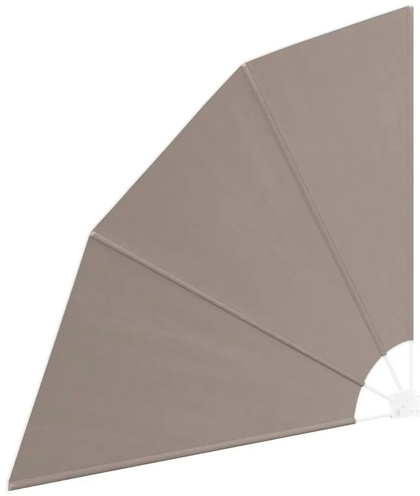 vidaXL Αδιάφανο σκίαστρο μπαλκονιού Taupe 140 x 140 cm ύφασμα