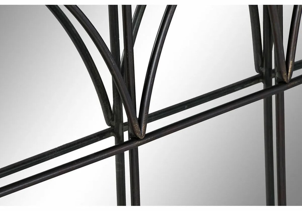 Τοίχο καθρέφτη DKD Home Decor Μαύρο Σύγχρονη 76 x 4 x 76 cm